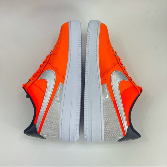 Nike Air Force 1 '07 LV8 3M Low Total Orange Mens - Picture 8 of 12